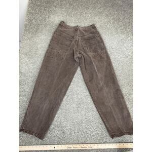 Vintage Boss Jeans Mens 32x30 Brown Tapered Leg Denim USA 1990s Big Logo